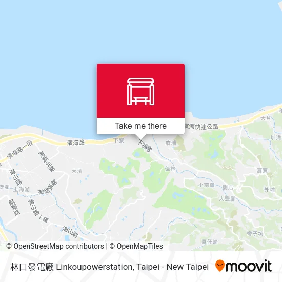 林口發電廠 Linkoupowerstation map