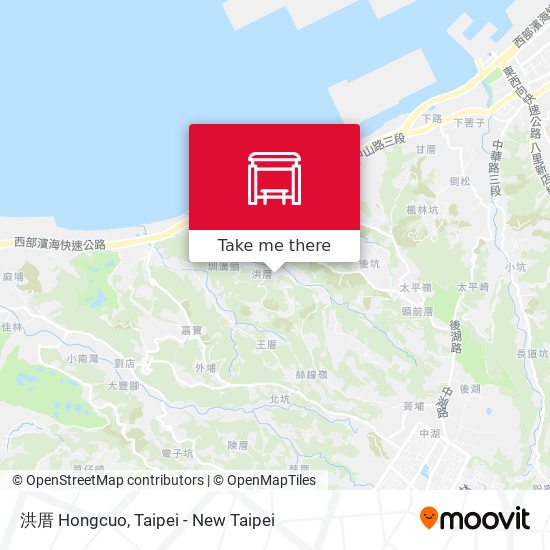 洪厝 Hongcuo map