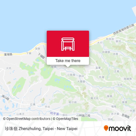 珍珠嶺 Zhenzhuling map