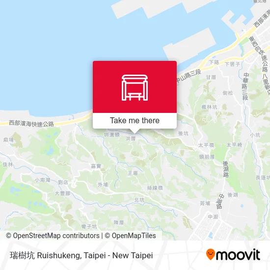 瑞樹坑 Ruishukeng map