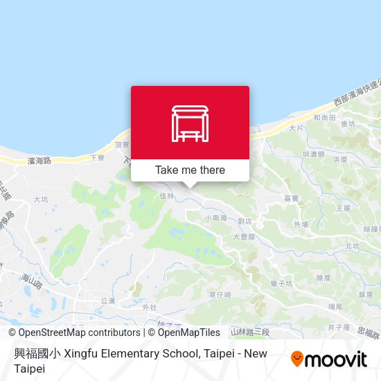 興福國小 Xingfu Elementary School地圖