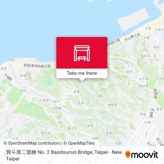 寶斗厝二號橋 No. 2 Baodoucuo Bridge map