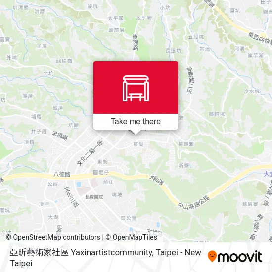 亞昕藝術家社區 Yaxinartistcommunity map