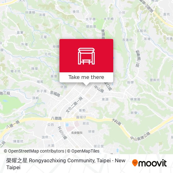榮耀之星 Rongyaozhixing Community map