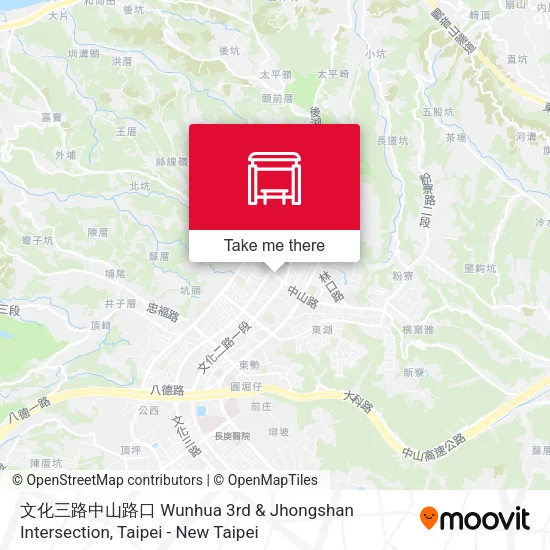 文化三路中山路口 Wunhua 3rd & Jhongshan Intersection地圖