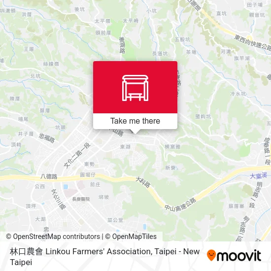 林口農會 Linkou Farmers' Association map