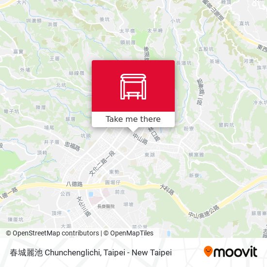 春城麗池 Chunchenglichi map