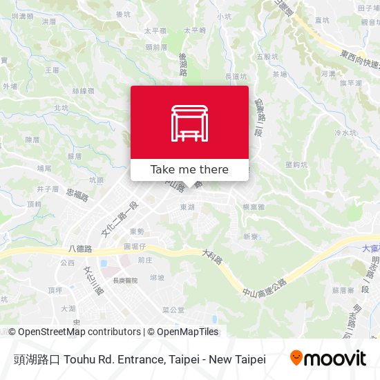 頭湖路口 Touhu Rd. Entrance地圖
