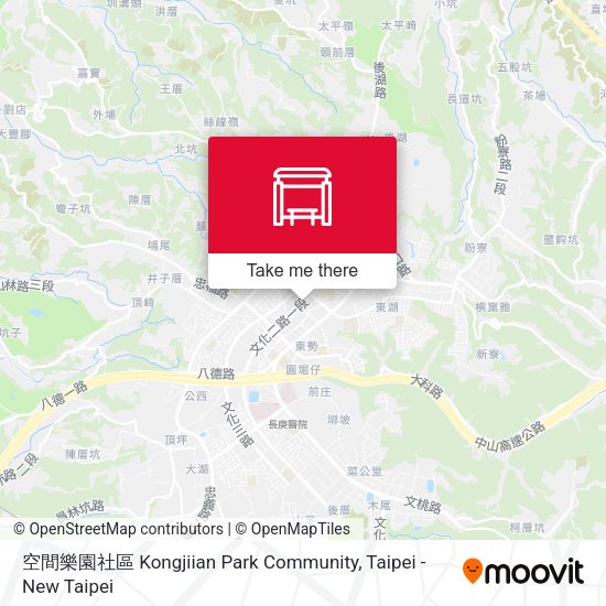 空間樂園社區 Kongjiian Park Community map