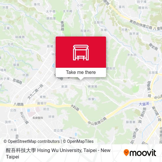 醒吾科技大學 Hsing Wu University地圖