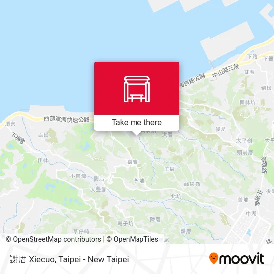 謝厝 Xiecuo map