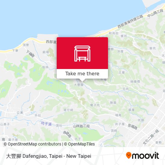 大豐腳 Dafengjiao map
