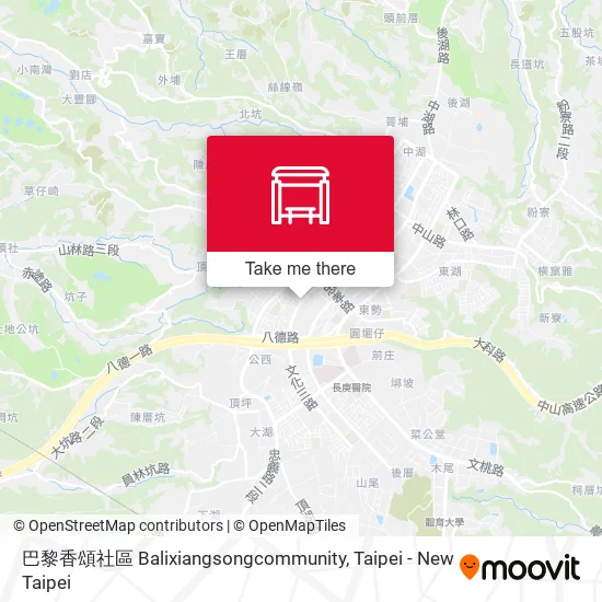 巴黎香頌社區 Balixiangsongcommunity map