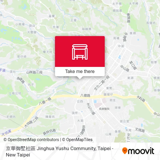 京華御墅社區 Jinghua Yushu Community map