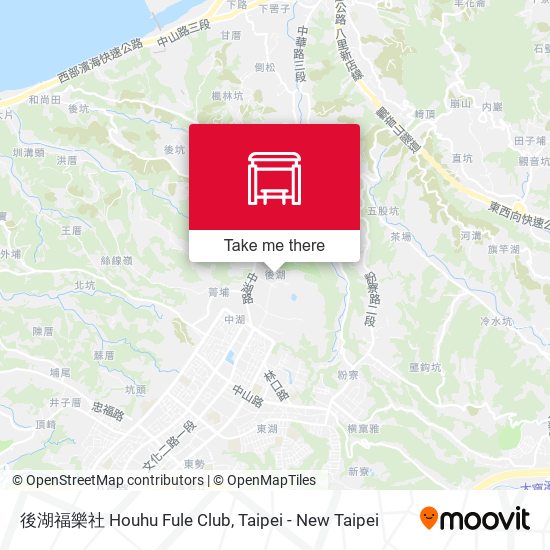 後湖福樂社 Houhu Fule Club map