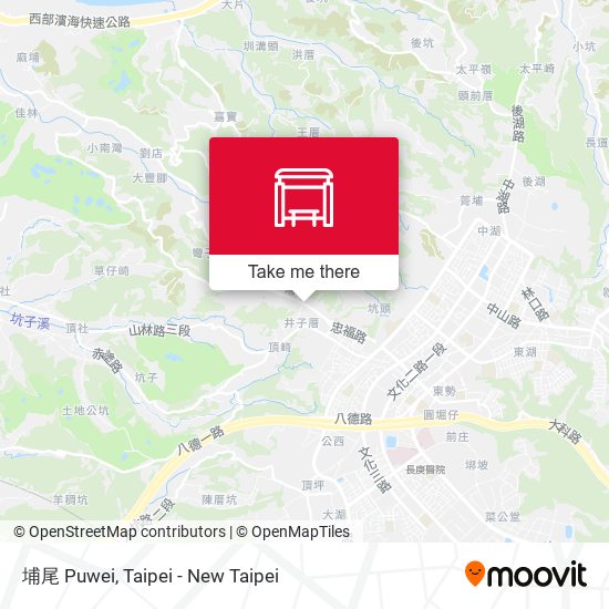 埔尾 Puwei map