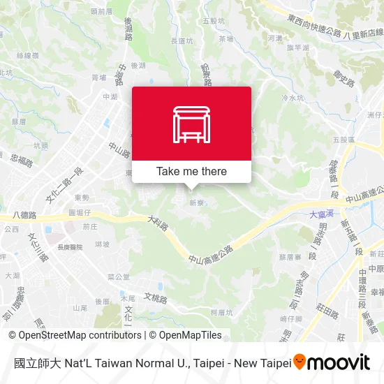 國立師大 Nat’L Taiwan Normal U. map
