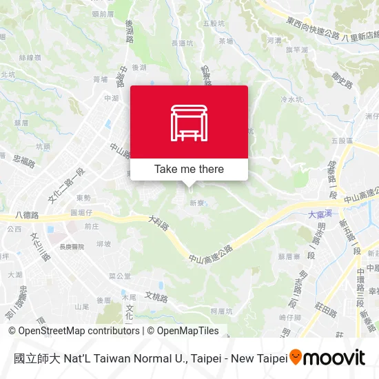 國立師大 Nat’L Taiwan Normal U. map