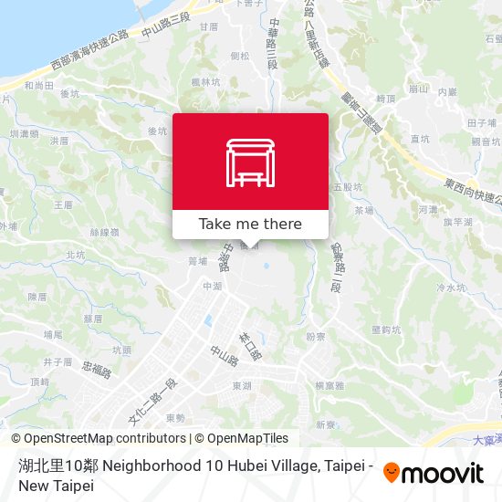 湖北里10鄰 Neighborhood 10 Hubei Village map