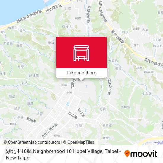 湖北里10鄰 Neighborhood 10 Hubei Village map