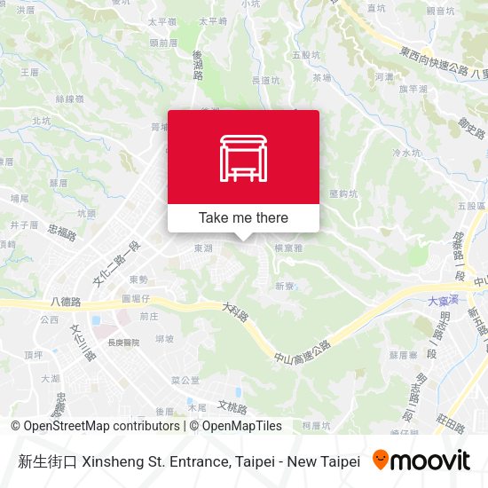 新生街口 Xinsheng St. Entrance地圖