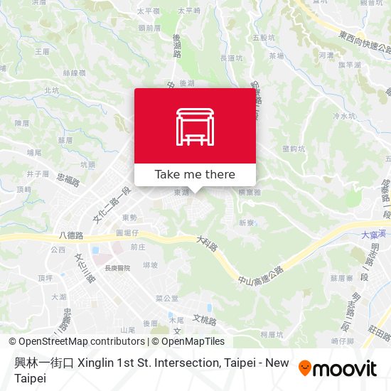 興林一街口 Xinglin 1st St. Intersection地圖