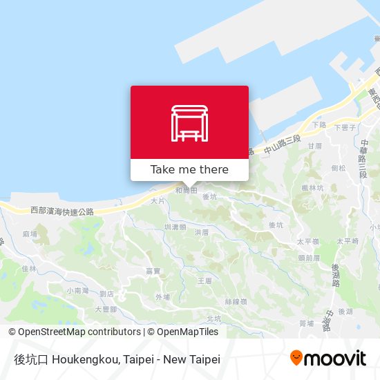 後坑口 Houkengkou map