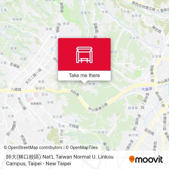 師大(林口校區) Nat'L Taiwan Normal U. Linkou Campus地圖