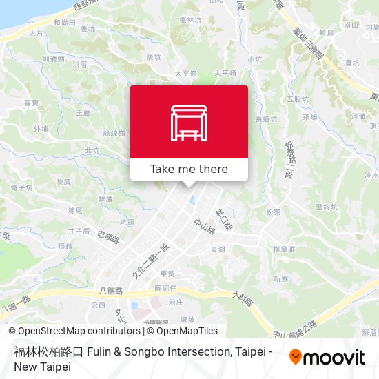 福林松柏路口 Fulin & Songbo Intersection地圖