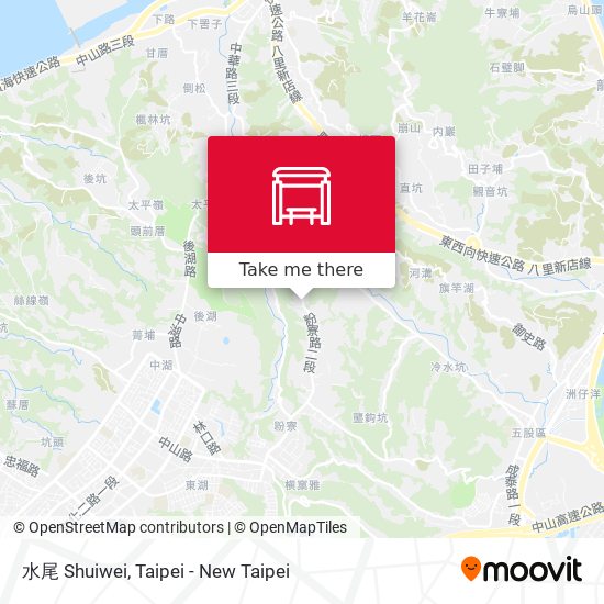 水尾 Shuiwei map