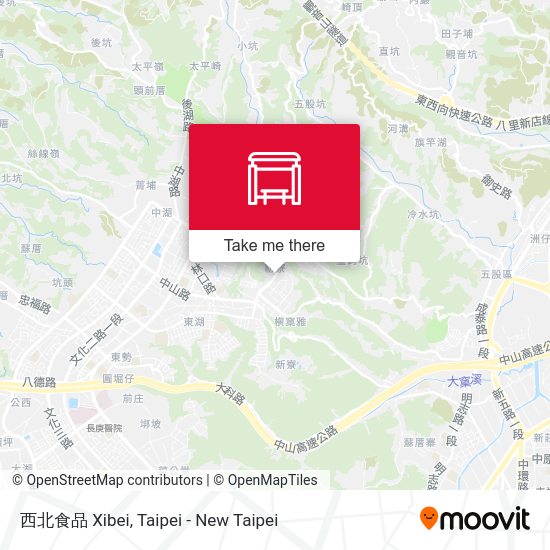 西北食品 Xibei map