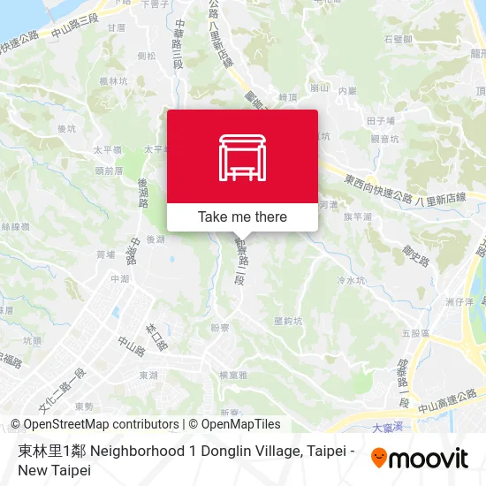 東林里1鄰 Neighborhood 1 Donglin Village map