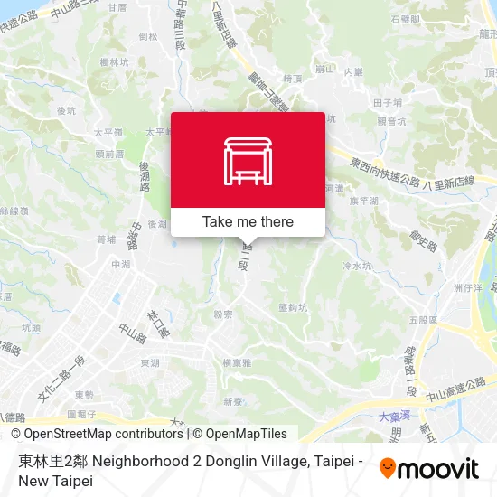 東林里2鄰 Neighborhood 2 Donglin Village map