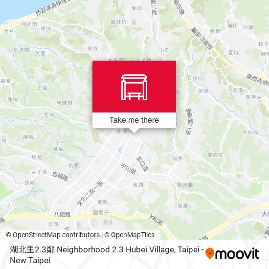 湖北里2.3鄰 Neighborhood 2.3 Hubei Village map
