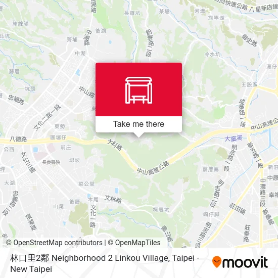 林口里2鄰 Neighborhood 2 Linkou Village map