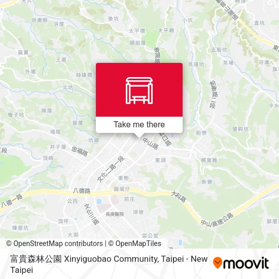 富貴森林公園 Xinyiguobao Community map