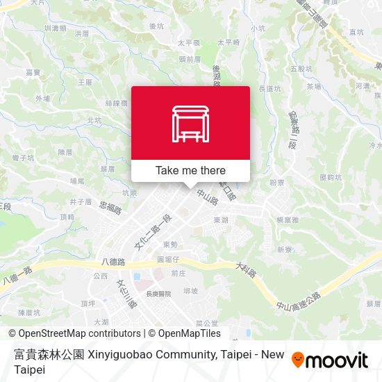 富貴森林公園 Xinyiguobao Community地圖