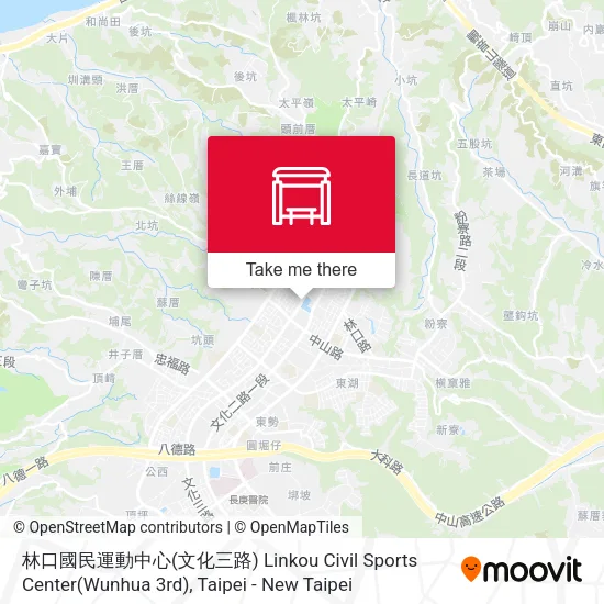 林口國民運動中心(文化三路) Linkou Civil Sports Center(Wunhua 3rd) map
