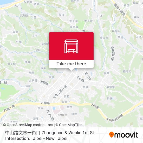 中山路文林一街口 Zhongshan & Wenlin 1st St. Intersection map