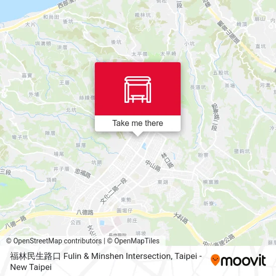 福林民生路口 Fulin & Minshen Intersection map