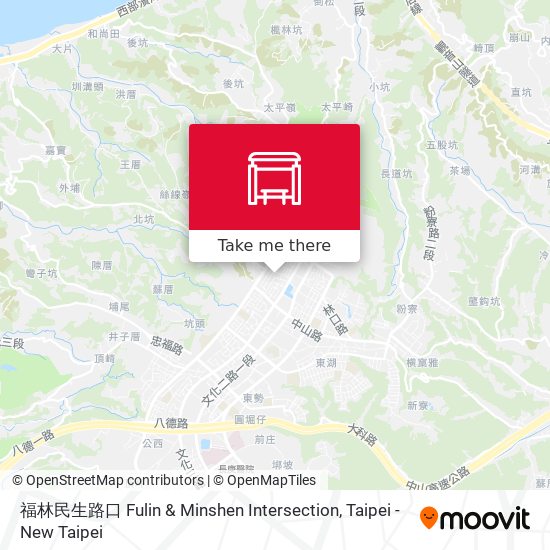 福林民生路口 Fulin & Minshen Intersection map