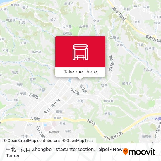 中北一街口 Zhongbei1st.St.Intersection map