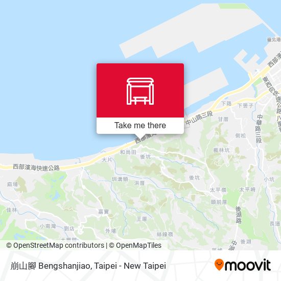 崩山腳 Bengshanjiao map