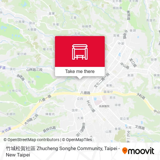 竹城松賀社區 Zhucheng Songhe Community map