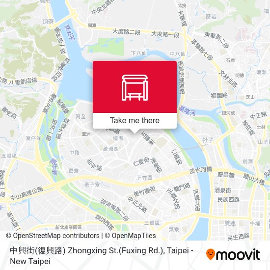 中興街(復興路) Zhongxing St.(Fuxing Rd.) map