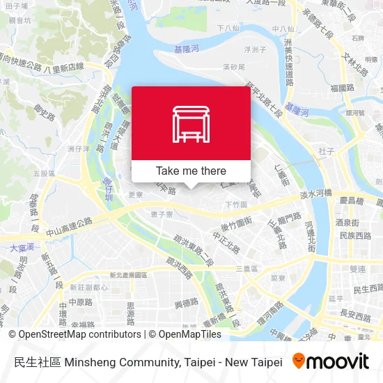 民生社區 Minsheng Community map