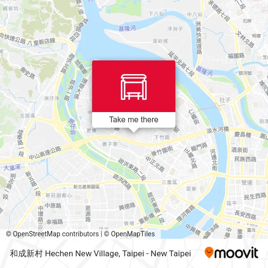 和成新村 Hechen New Village map