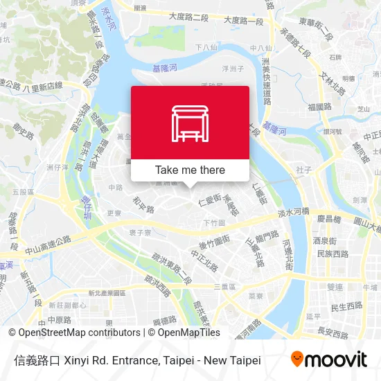 信義路口 Xinyi Rd. Entrance地圖