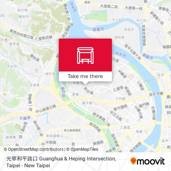 光華和平路口 Guanghua & Heping Intersection map