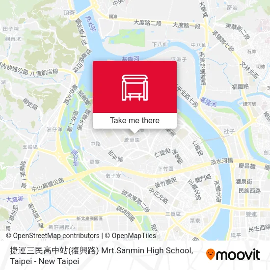 捷運三民高中站(復興路) Mrt.Sanmin High School地圖